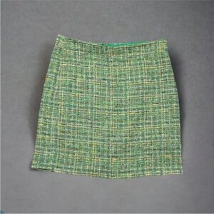 Green Easter brat green Tweed Skirt
